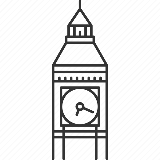 Clock, tower, london, landmark, monument icon - Download on Iconfinder