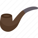 pipe, smoking, tobacco, habit, vintage