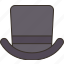 hat, top, elegant, gentleman, retro 