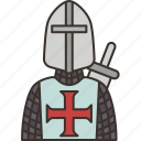 knight, templar, crusader, medieval, armor