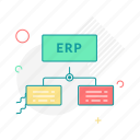 connection, erp, network, share