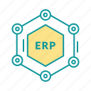 connection, erp, network, share