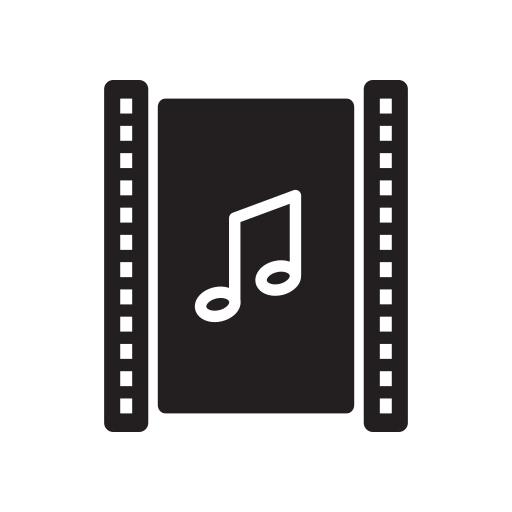 Entertaiment, film, music, soundtrack, strip icon - Download on Iconfinder