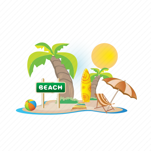 Beach, day, sea, summer, sun, vacation icon - Download on Iconfinder