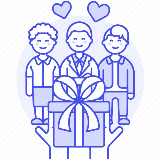 Anniversary, birthday, box, entertainment, friends, gift, heart icon - Download on Iconfinder