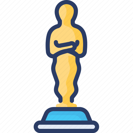 Award, cinema, hollywood, memorial, oscar, statue, trophy icon - Download on Iconfinder
