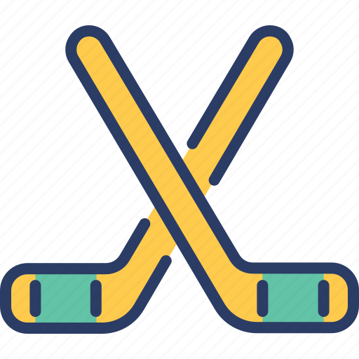 Field, game, hockey, outdoor, player, sport, stick icon - Download on Iconfinder