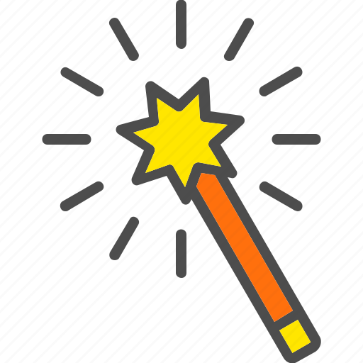 Magic, wand, wizard icon - Download on Iconfinder
