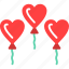 balloons, heart, love, valenticons, valentine, romantic, valentines 