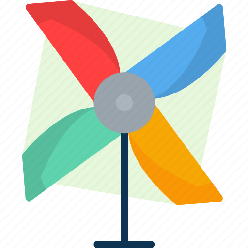 Colors, fan, pinwheel, propeller, rotate icon - Download on Iconfinder