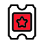 voucher, star, coupon, gift, entertainment 