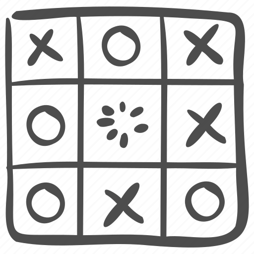 Game, noughts, and, crosses, mobile, gaming, play icon - Download on Iconfinder