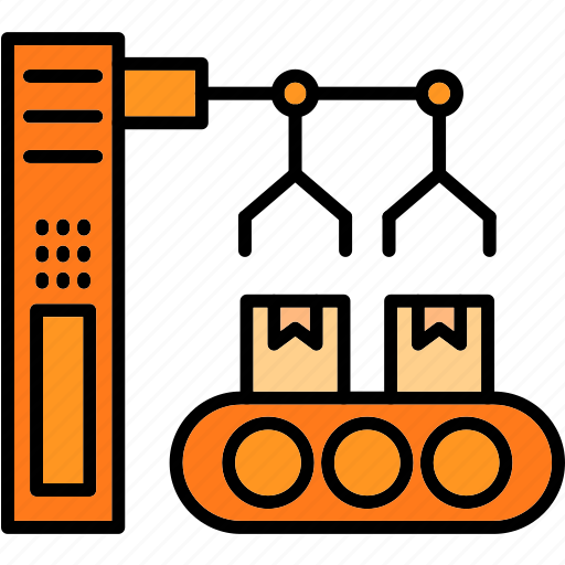 Manufacturing, automation, factory, industrial, machine icon - Download on Iconfinder