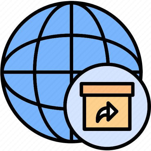 World, wide, import, delivery, transportation, global, shipment icon - Download on Iconfinder