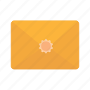 envelope, sticker, letter, message, mail, tag