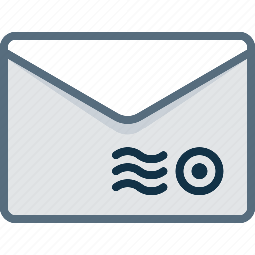 Email, envelope, mail, post, stamp icon - Download on Iconfinder