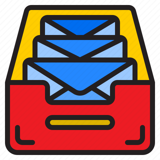 Email, envelope, mail, mails, cabinet icon - Download on Iconfinder