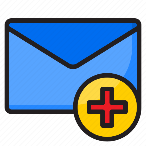 Envelope, mail, email, add, message icon - Download on Iconfinder