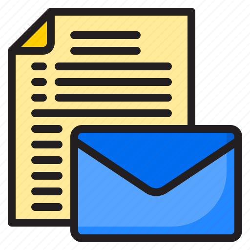 Mail, email, envelope, file, letter icon - Download on Iconfinder