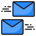 mail, email, envelope, send, receive