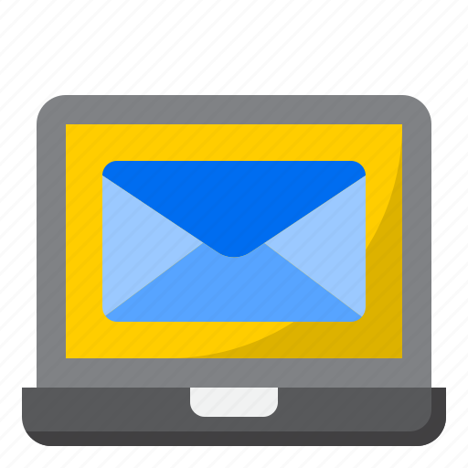 Email, envelope, mail, laptop, computer icon - Download on Iconfinder