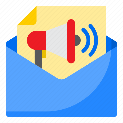 Envelope, email, mail, megaphone, advertizing icon - Download on Iconfinder