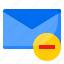 envelope, mail, email, delete, message 