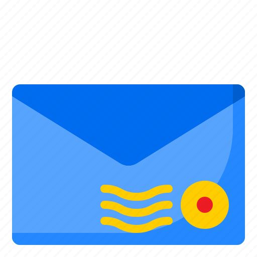 Envelope, mail, email, letter, stamp icon - Download on Iconfinder