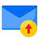 envelope, mail, email, upload, message