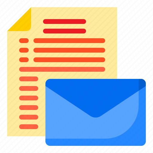 Mail, email, envelope, file, letter icon - Download on Iconfinder