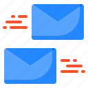 mail, email, envelope, send, receive