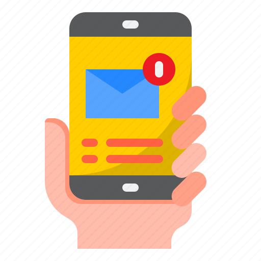 Smartphone, mail, email, envelope, notification icon - Download on Iconfinder