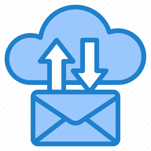 Email, envelope, mail, cloud, transfer icon - Download on Iconfinder