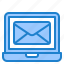 email, envelope, mail, laptop, computer 