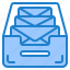 email, envelope, mail, mails, cabinet 