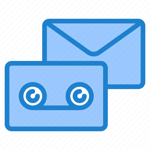 Email, envelope, mail, voice, sound icon - Download on Iconfinder