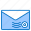 envelope, mail, email, letter, stamp 