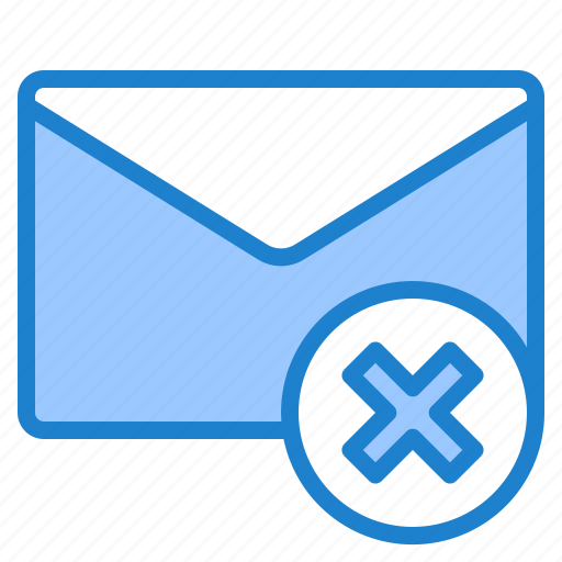 Envelope, mail, email, message, delete icon - Download on Iconfinder