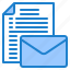 mail, email, envelope, file, letter 