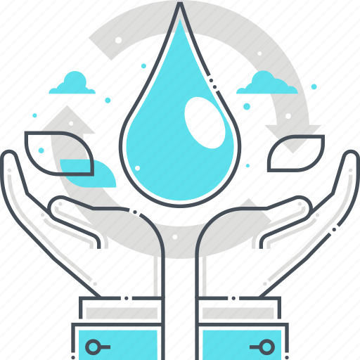 Clean, environment, hands, leaf, pollution, save water, weather icon - Download on Iconfinder