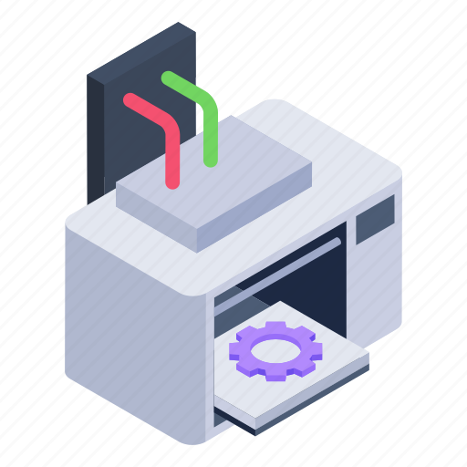 Printer setting, printing machine, photocopier, laser printers, printer configuration icon - Download on Iconfinder