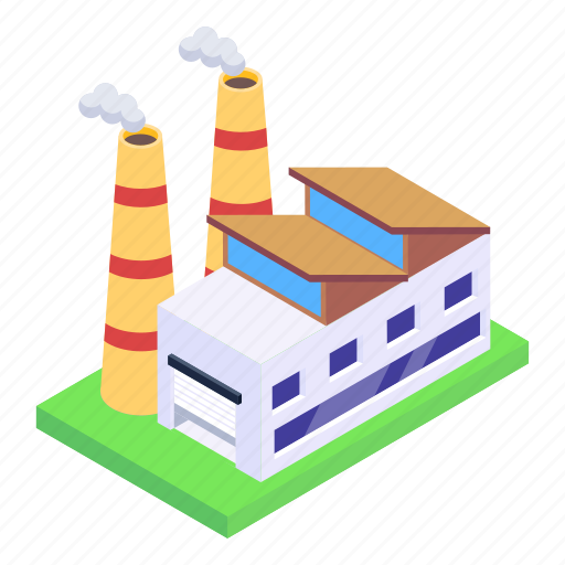Industry, factory, mill, manufacturing unit, power plant icon - Download on Iconfinder