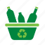 basket, bottle, environment, environmental, green, recycle, recycling 