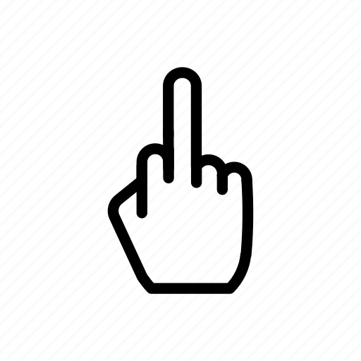 Fuck, fuck off, fuck you, middle finger, gesture, finger, swearing icon - Download on Iconfinder