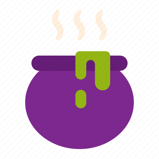 Potion, cauldron, pot, boiling, halloween, witchcraft, poison icon - Download on Iconfinder