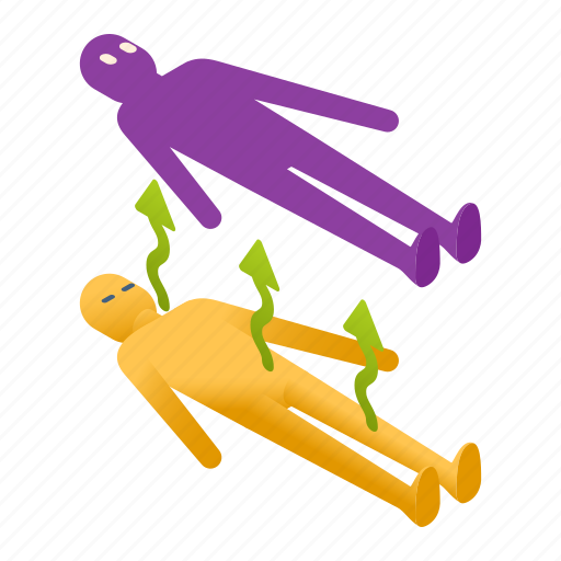 Out of body, death, dream, spirit, afterlife, soul, sleep icon - Download on Iconfinder