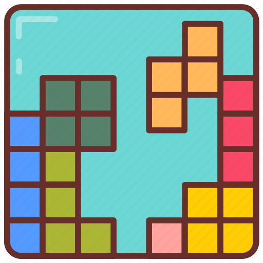 Tetris, classic, game, block, falling, retro icon - Download on Iconfinder