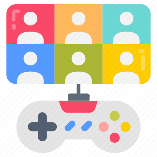 Players, game, team, online, consoles icon - Download on Iconfinder