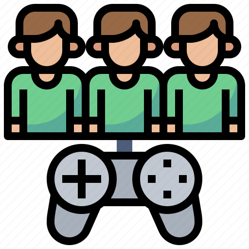 Esport, gaming, joystick, people, team icon - Download on Iconfinder
