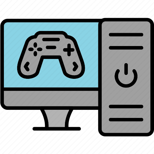 Computer, game, desctop, play, video icon - Download on Iconfinder